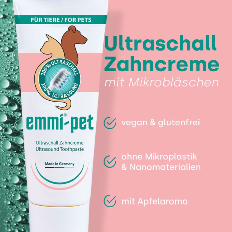 Ultraschall Zahncreme emmi-pet