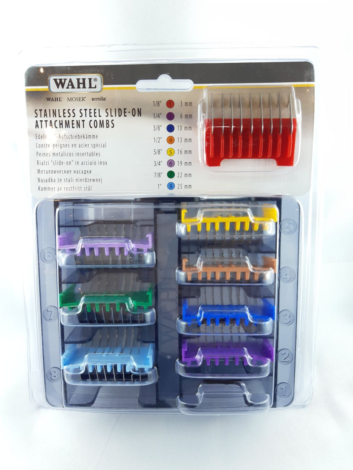 Choice stainless steel slide-on combs