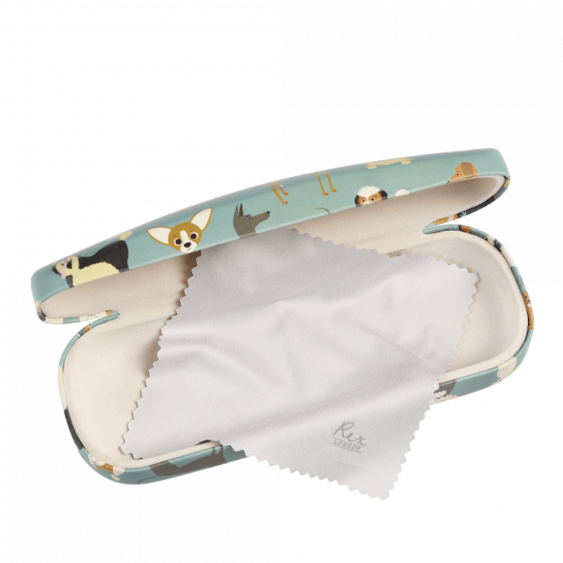 Étui à lunettes et chiffon de nettoyage Best In Show