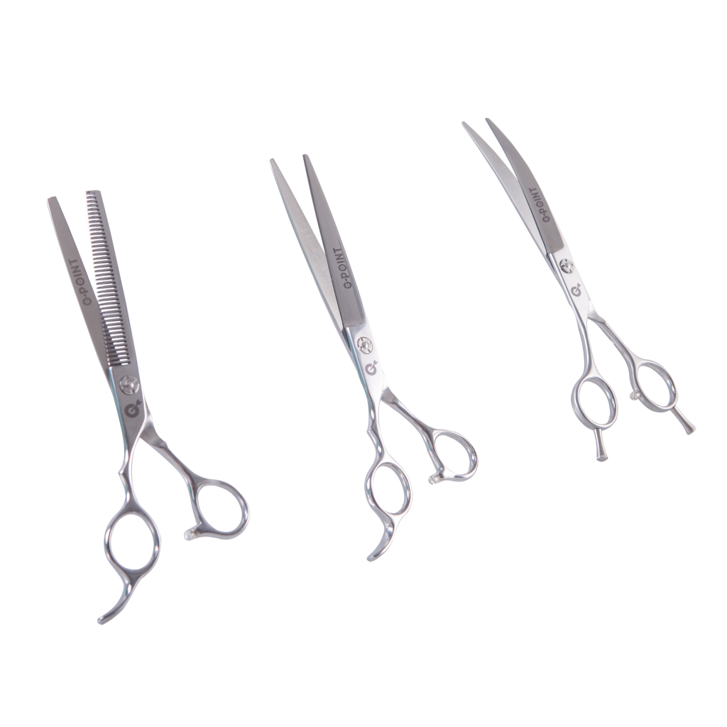 G-POINT 6.5 Inch, 30° Grad gebogene Linkshänder Schere