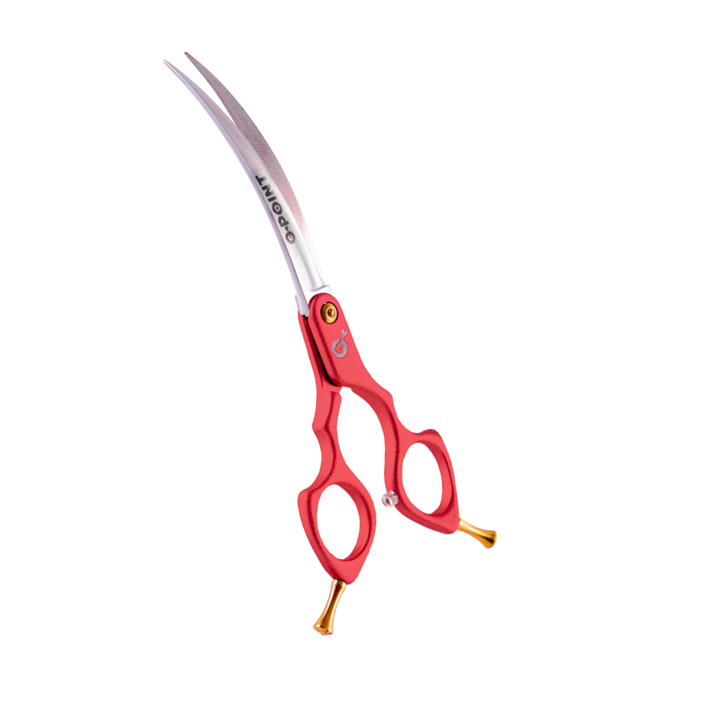 G-POINT *Asiatique* Ciseaux courbés à 30° de 6,5 pouces