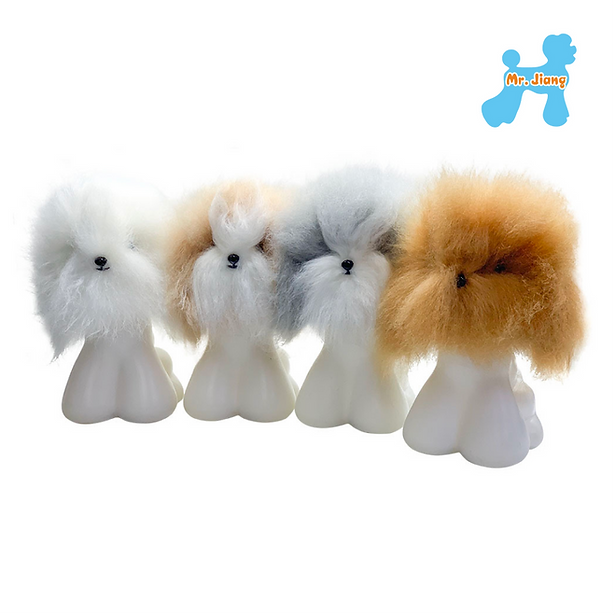 Fur head Model Dog Beige