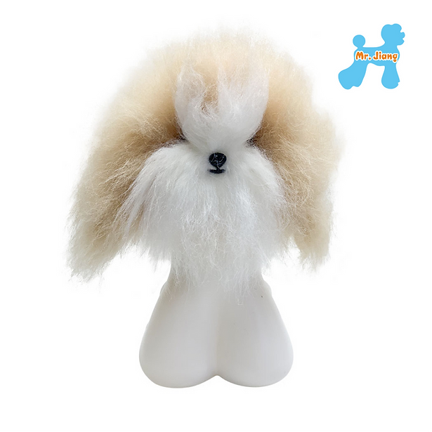 Fur head Model Dog Beige