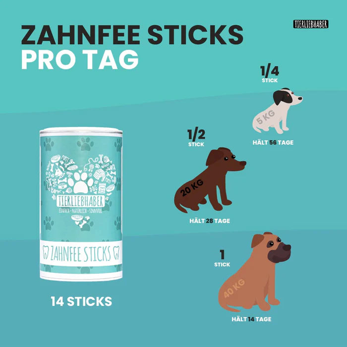 Tierliebhaber Zahnfee Sticks 350g (14Stk.)