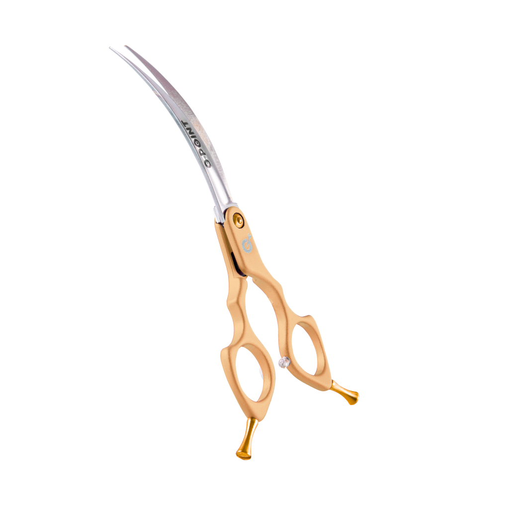 G-POINT *Asian* 6.5 inch 40° strong curved scissors
